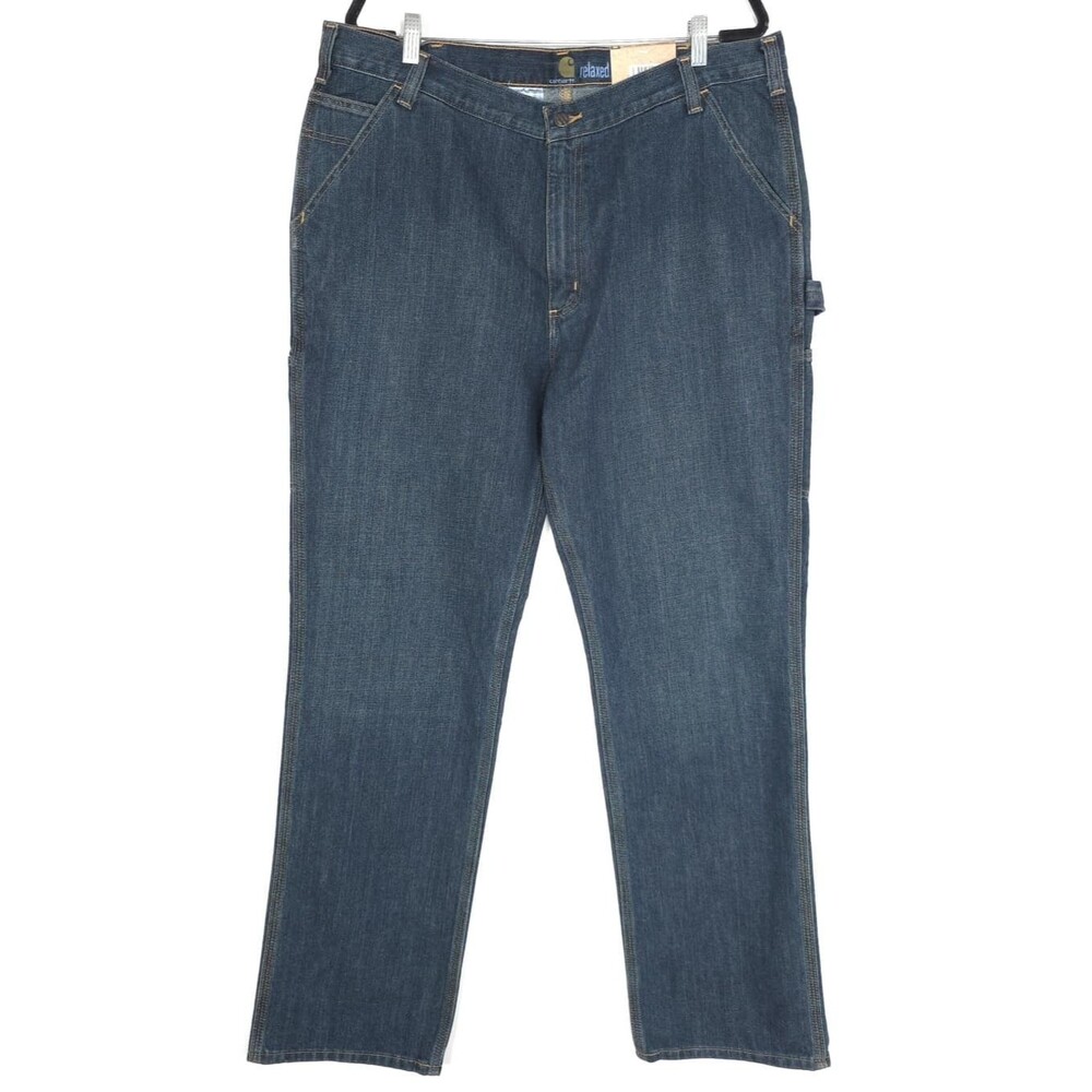 CARHARTT New Relaxed Fit Holter Dungaree Carpenter Jeans 40x34 Men's 100115